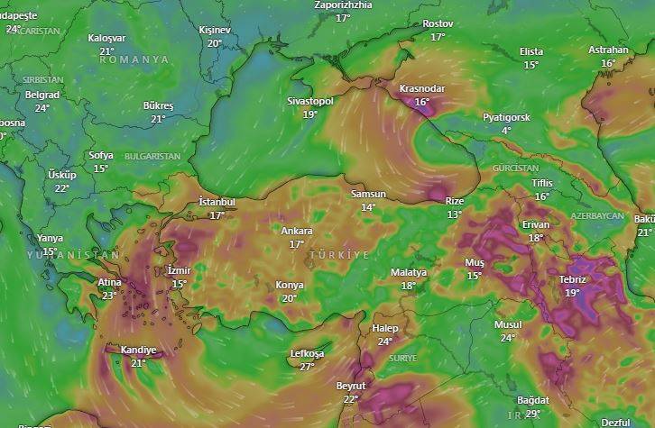 Meteoroloji saat verip 11 ili uyardı. Gök gürültülü sağanak vuracak 8